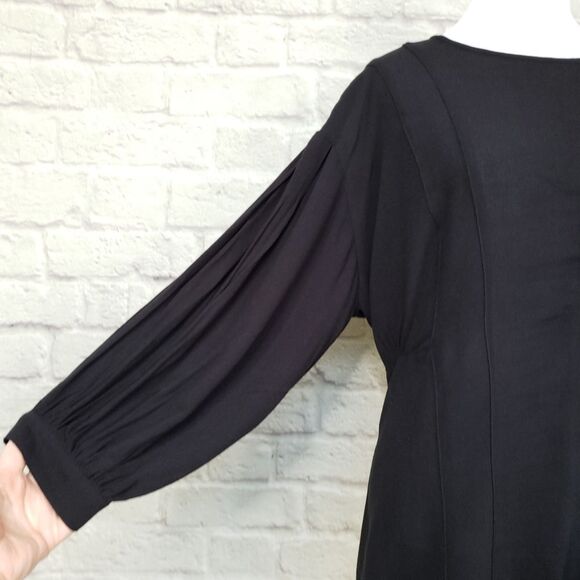 Free People Black Asymmetric Button Front Tunic Size XS - Picture 6 of 8